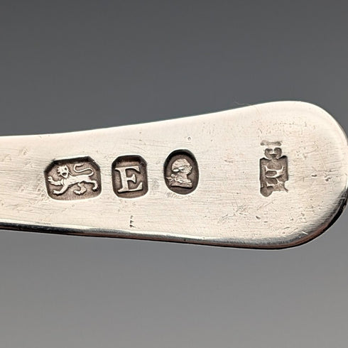 1800年 英国アンティーク ジョージアン 純銀製 ティーキャディースプーン